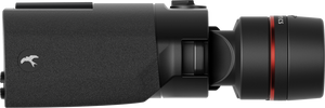 Binoclu cu stabilizare Kite Optics APC 30 II 10x30 II - vedere laterală cu sigla producătorului