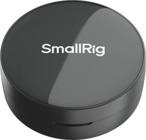 Carcasă de încărcare compactă pentru sistemul de microfoane wireless SmallRig S-60, culoare negru mat cu logo SmallRig.