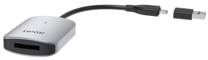 Cititor de carduri Lexar CFexpress Type A LRW515U cu slot frontal, cablu USB-C și adaptor USB-A