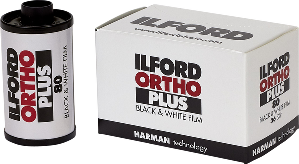 Ilford Ortho Plus Film Alb-Negru Negativ Ingust 35 ISO 80