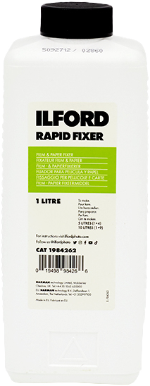 Flacon 1L fixator rapid ILFORD Rapid Fixer pentru film si hartie foto