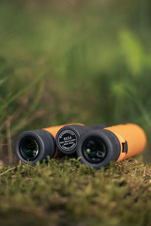Binoclu Focus Forty 8x34 Ltd. – Ediție aniversară, Orange / Sand / Brown