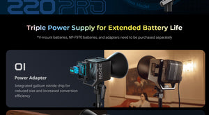 Smallrig 4621 RC 220B Pro Cob Lampa LED Bicolor 220W