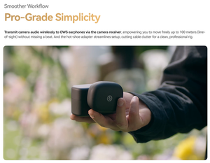 Hollyland LARK MAX 2 Combo + Căști de monitorizare + Camera RX + USB-C RX