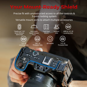 SmallRig  6379 HawkLock Quick Release Cage Kit for Canon EOS R6 V