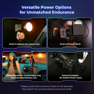 Smallrig 4810 RC 60C Lampa LED RGB 60W cu Suport Acumulator