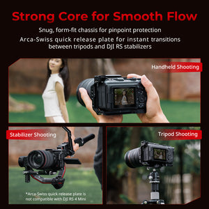 SmallRig  6379 HawkLock Quick Release Cage Kit for Canon EOS R6 V
