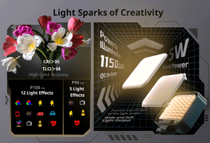 SmallRig 4661 Vibe P108 Pro Lampa Video LED RGBWW 5W