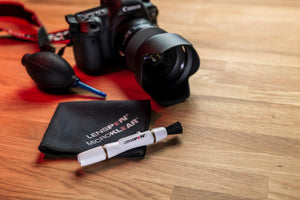 Kit complet de curățare echipament foto și optică LensPen Cleaning Kit White