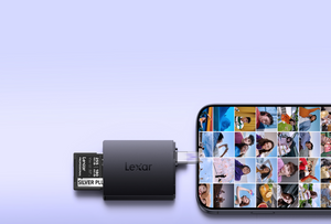 Lexar Cardreader microSD/SD I Dual Slot USB-A/C microSD Card USB 3.1 Reader, up to 255MB/s read