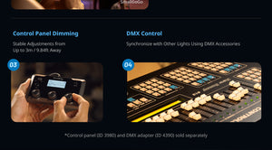 Smallrig 4621 RC 220B Pro Cob Lampa LED Bicolor 220W