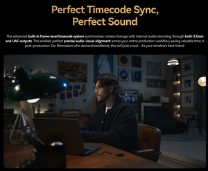 Hollyland LARK MAX 2 Combo + Căști de monitorizare + Camera RX + USB-C RX