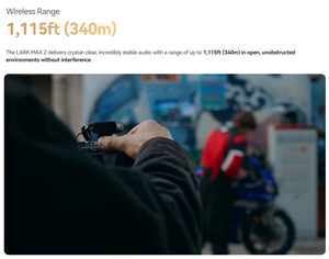 Hollyland LARK MAX 2 Combo + Căști de monitorizare + Camera RX + USB-C RX