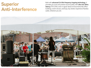 Hollyland LARK MAX 2 Combo + Căști de monitorizare + Camera RX + USB-C RX