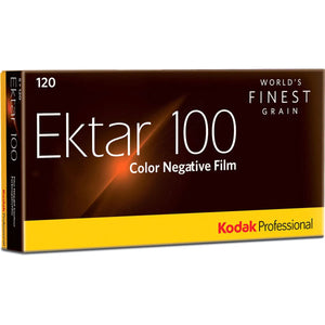 Cutie de film color negativ Kodak Professional Ektar 100 pe format mediu 120