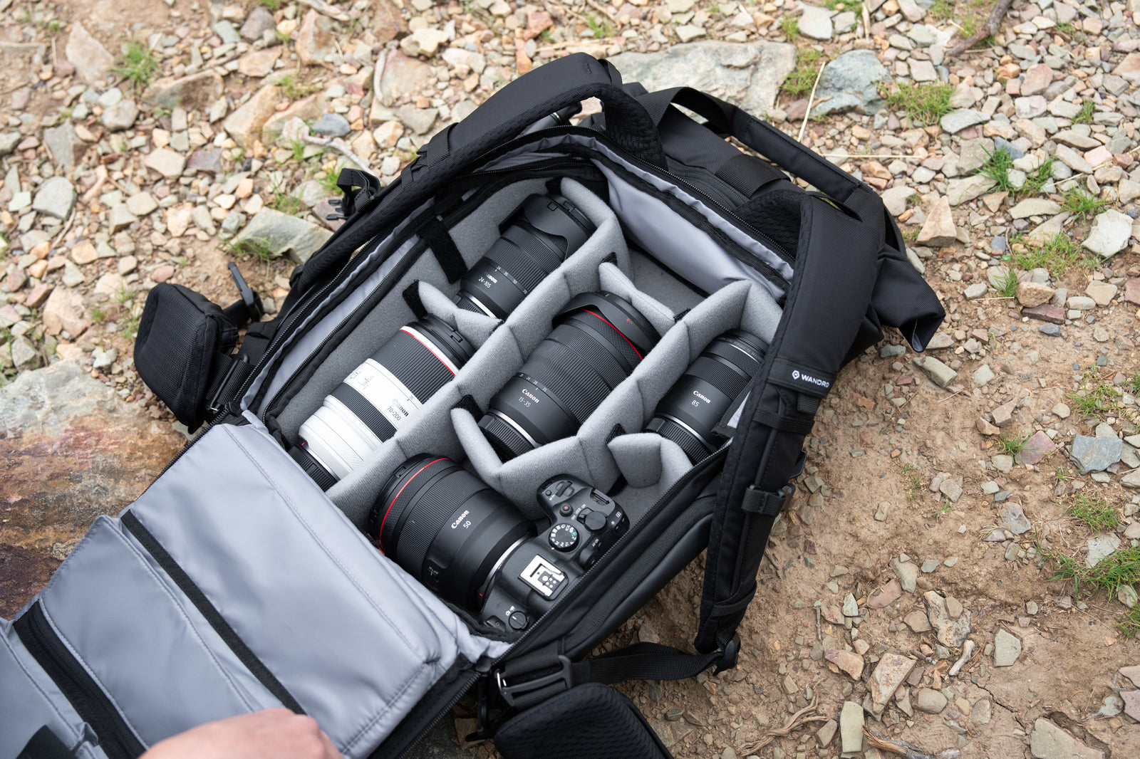 WANDRD Camera Cube Pro Deep – Cub Foto pentru Fernweh 50L și PRVKE 41L