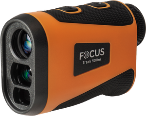 Telemetru laser Focus Track RF 500m portocaliu pentru vânătoare și golf